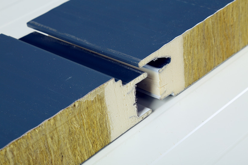 rock wool insulated panel